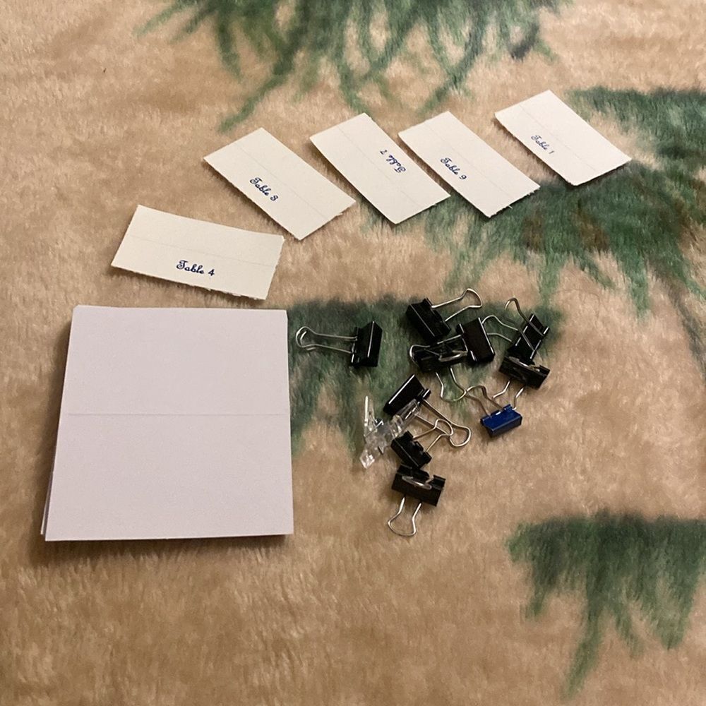 White Blank Cards Set 33 Pic Approximately